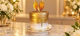 Foto: Bolo de Aniversário Branco e Dourado